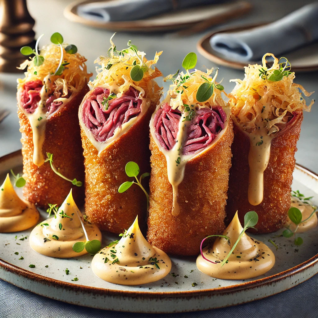 Crisp Golden Reuben Crump