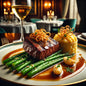 Charred New York Strip w/ Truffle Butter Sauce